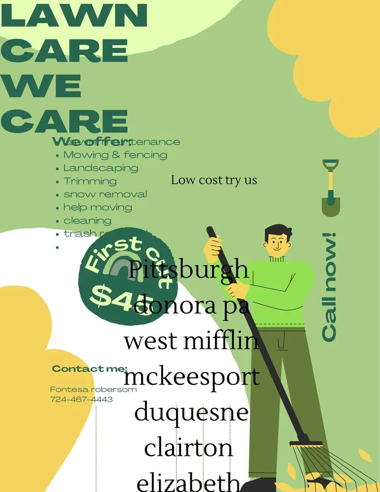 Top-rated landscaping services in Donora, PA - Lawn Care We Care