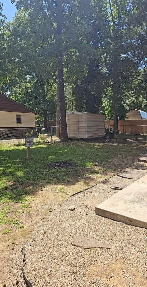 Custom garden landscaping in Quitman, AR by Lawn Champs