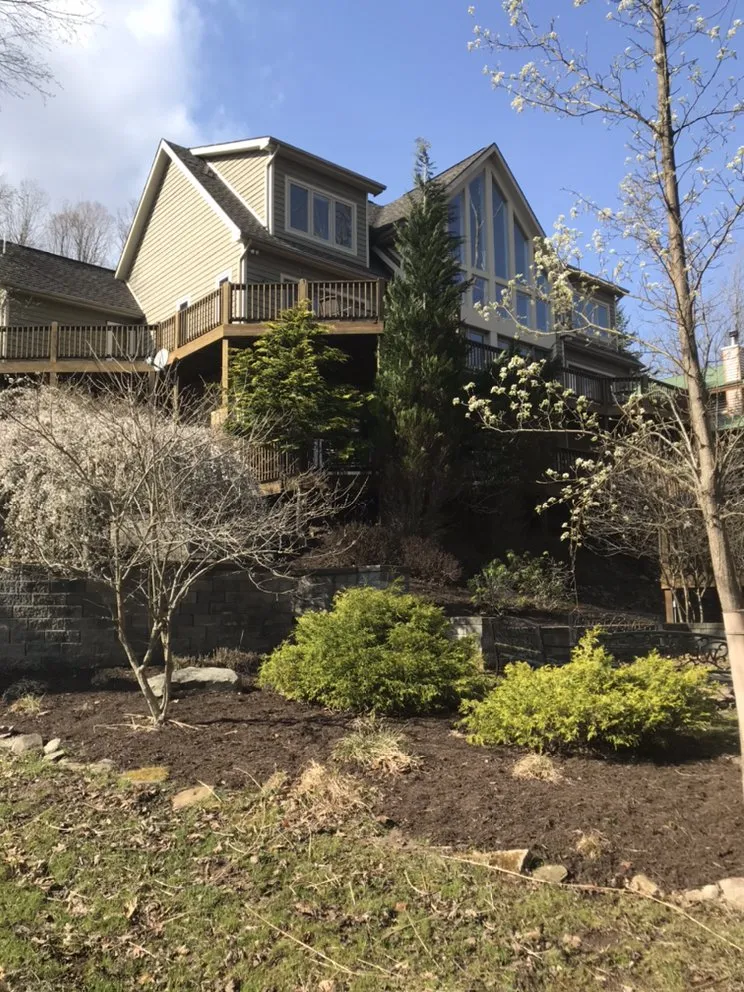 Custom landscaping services for homes in McHenry, MD by Lawn Coach