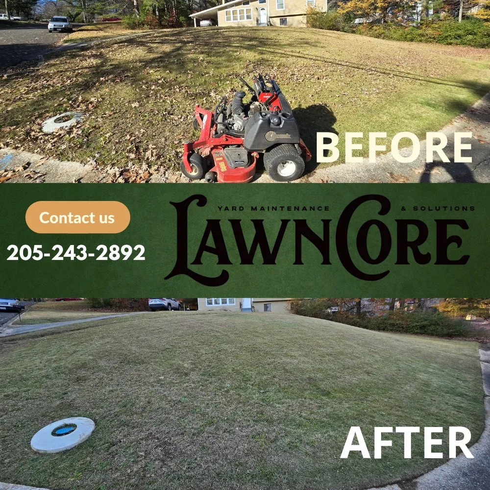 Custom landscape installation for homes in Hoover, AL by Lawn Core