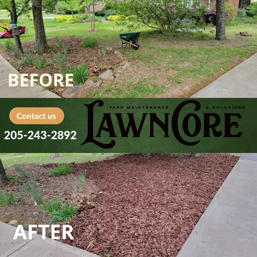 Top-rated yard maintenance in Hoover, AL - Lawn Core