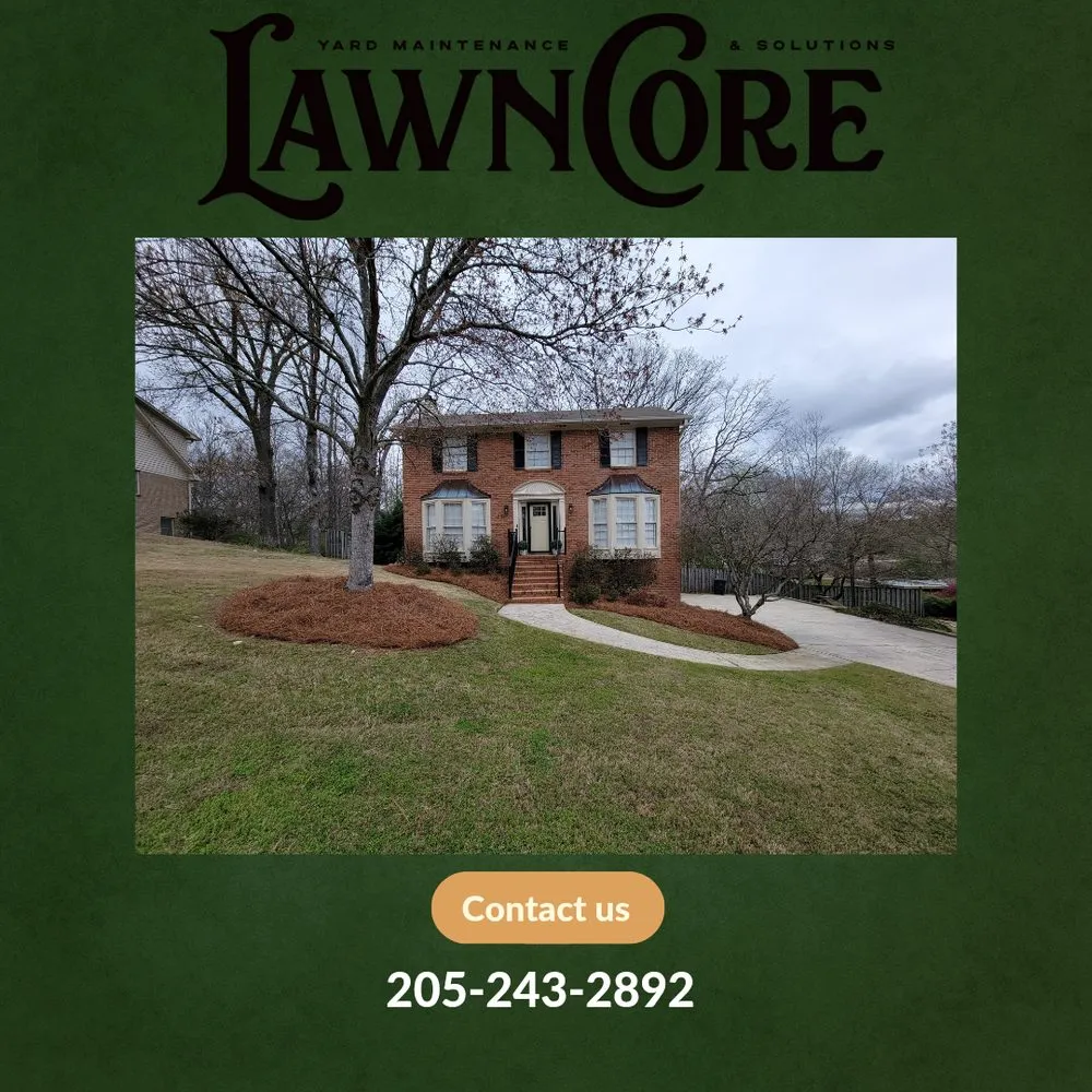 Custom lawn mowing service for residential properties across Hoover, AL - Lawn Core