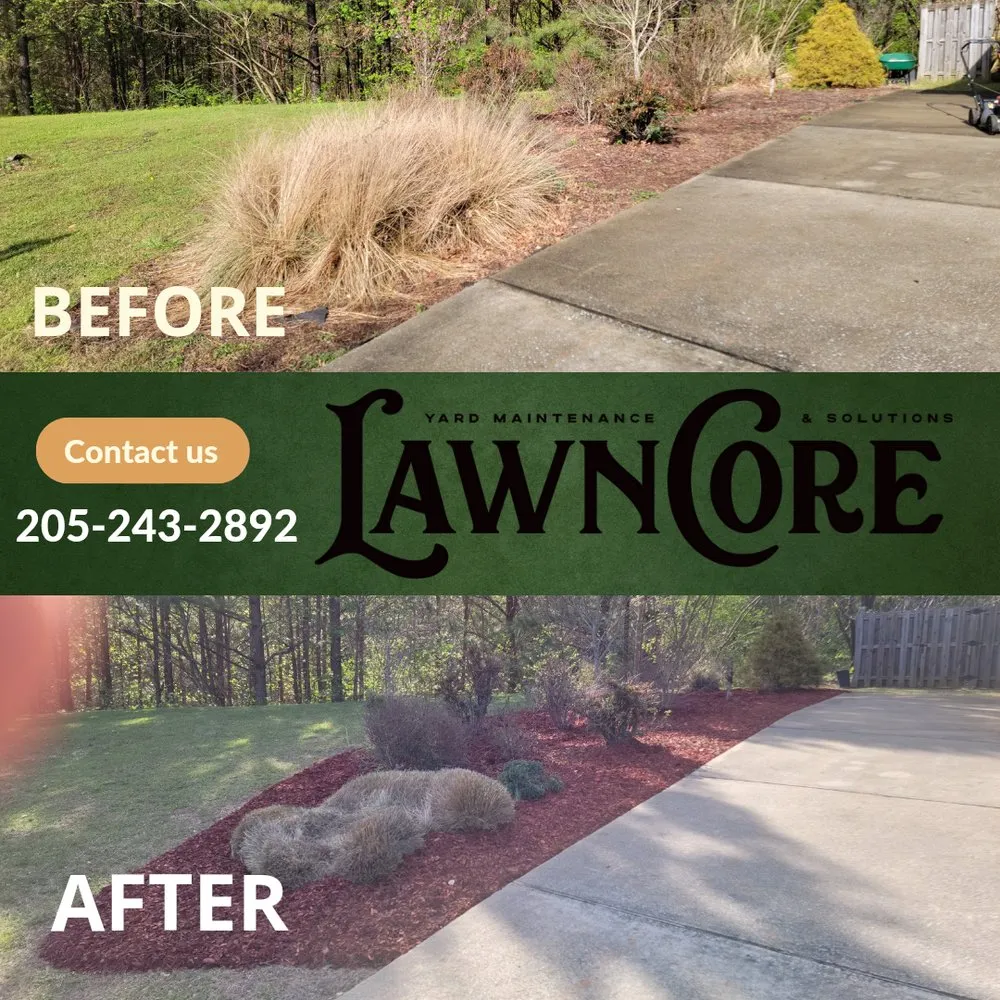 Affordable landscape installation with custom design across Hoover, AL - Lawn Core