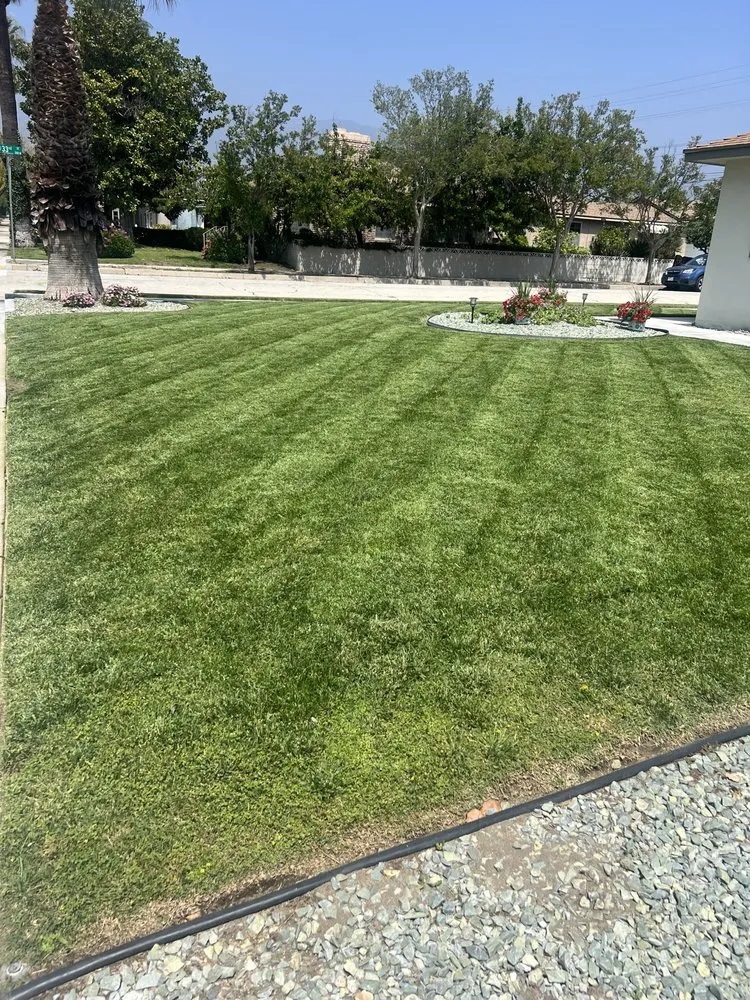 Trusted lawn mowing service for homes in Riverside, CA by Lawn Crafters