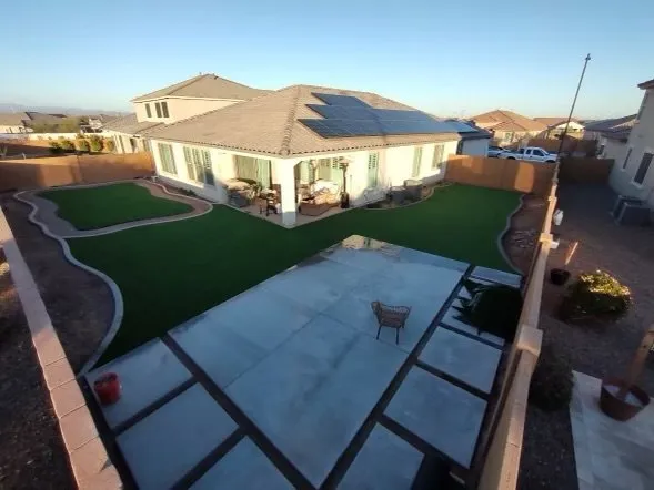 Professional garden landscaping for outdoor upgrades across Mesa, AZ - Lawn Creation Installation