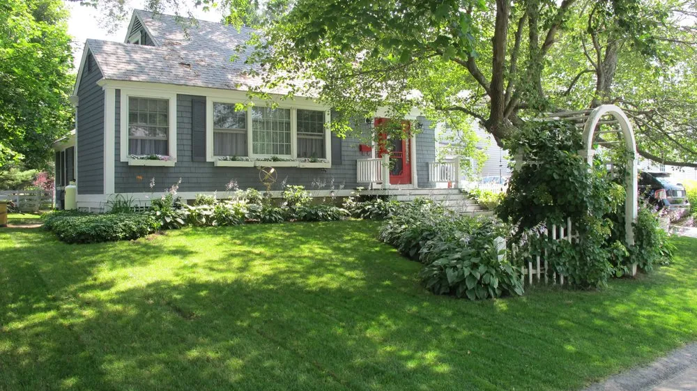 Top-rated outdoor landscaping for homes in Hudson, MA by Lawn Dawg