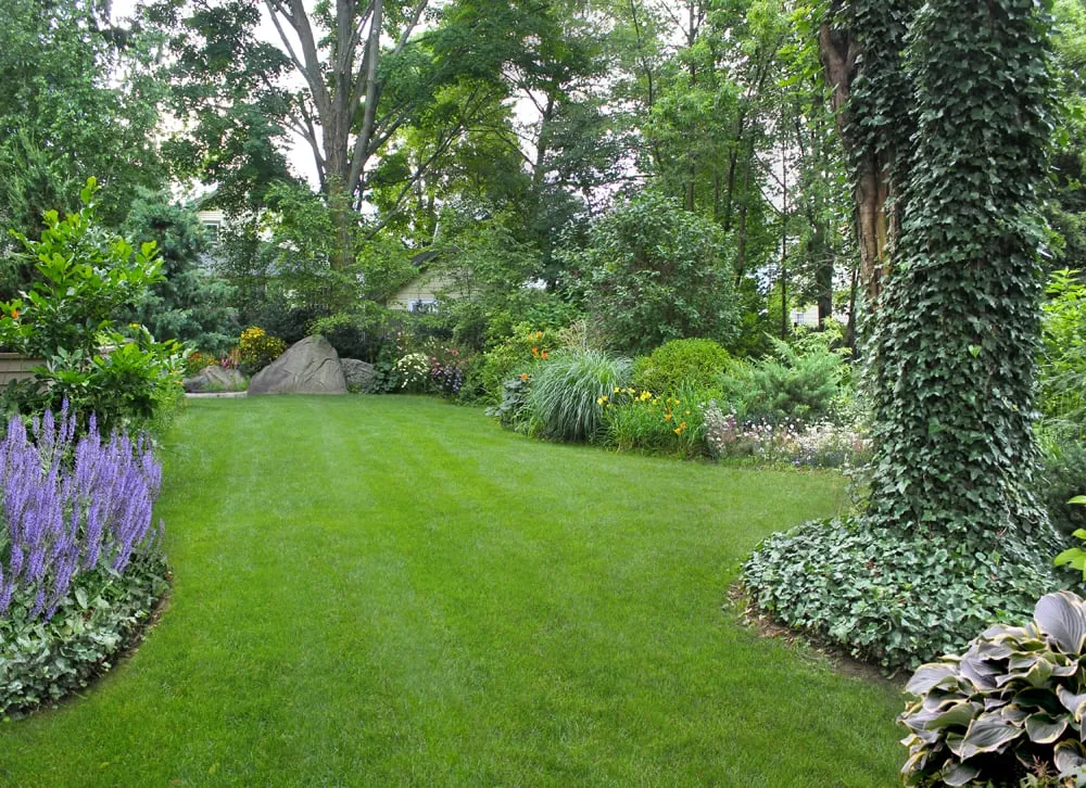 Professional garden landscaping for residential properties across Portland, ME - Lawn Dawg