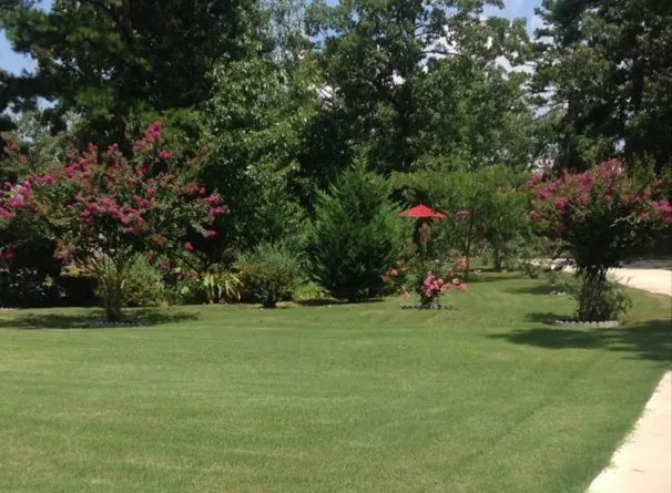 Custom outdoor landscaping in Little Rock, AR by Lawn Doctor