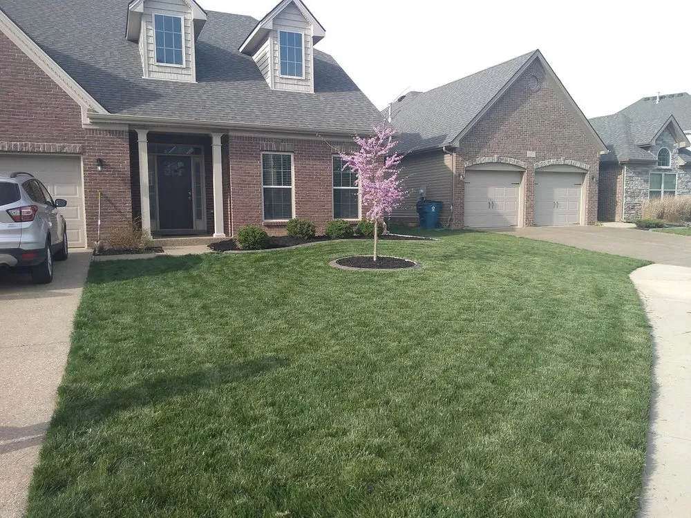Custom landscape design for homes in Louisville, KY by Lawn Doctor