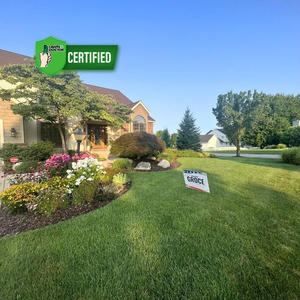 Expert outdoor landscaping with custom design in Jenison, MI by Lawn Doctor of Hudsonville-Grandville