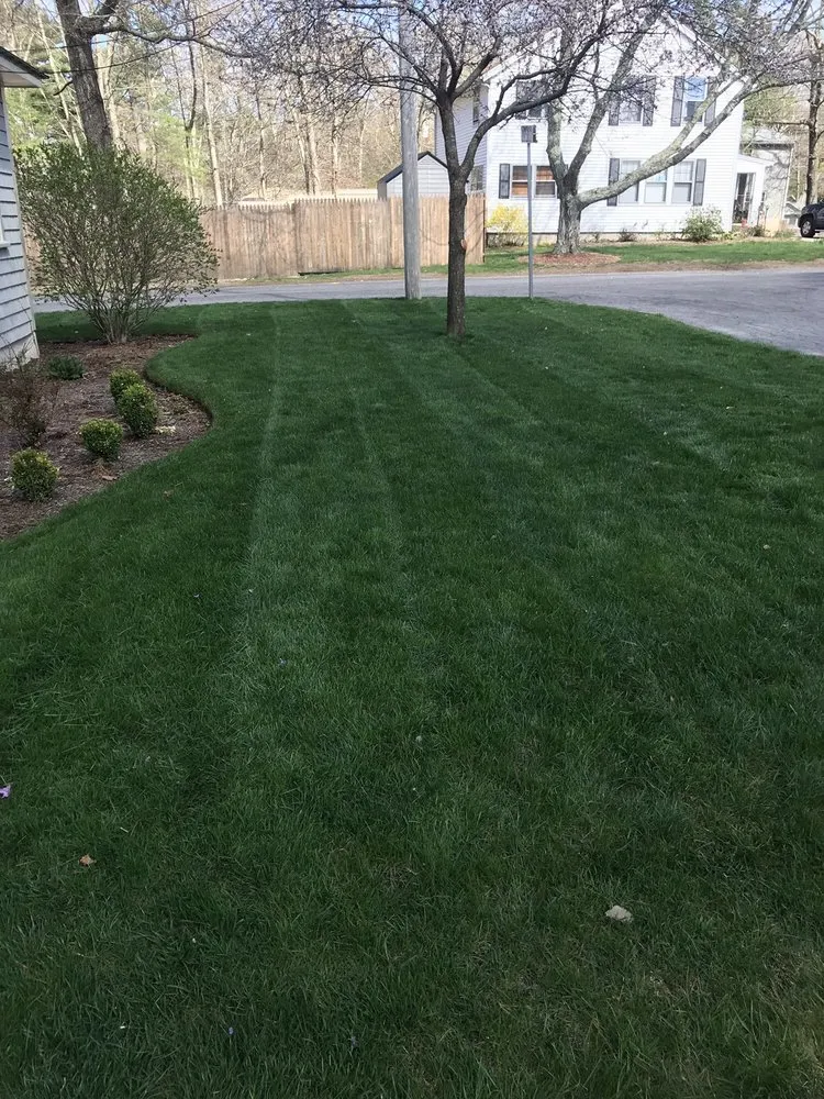 Custom garden landscaping in Hanson, MA by Lawn Doctor of South Shore