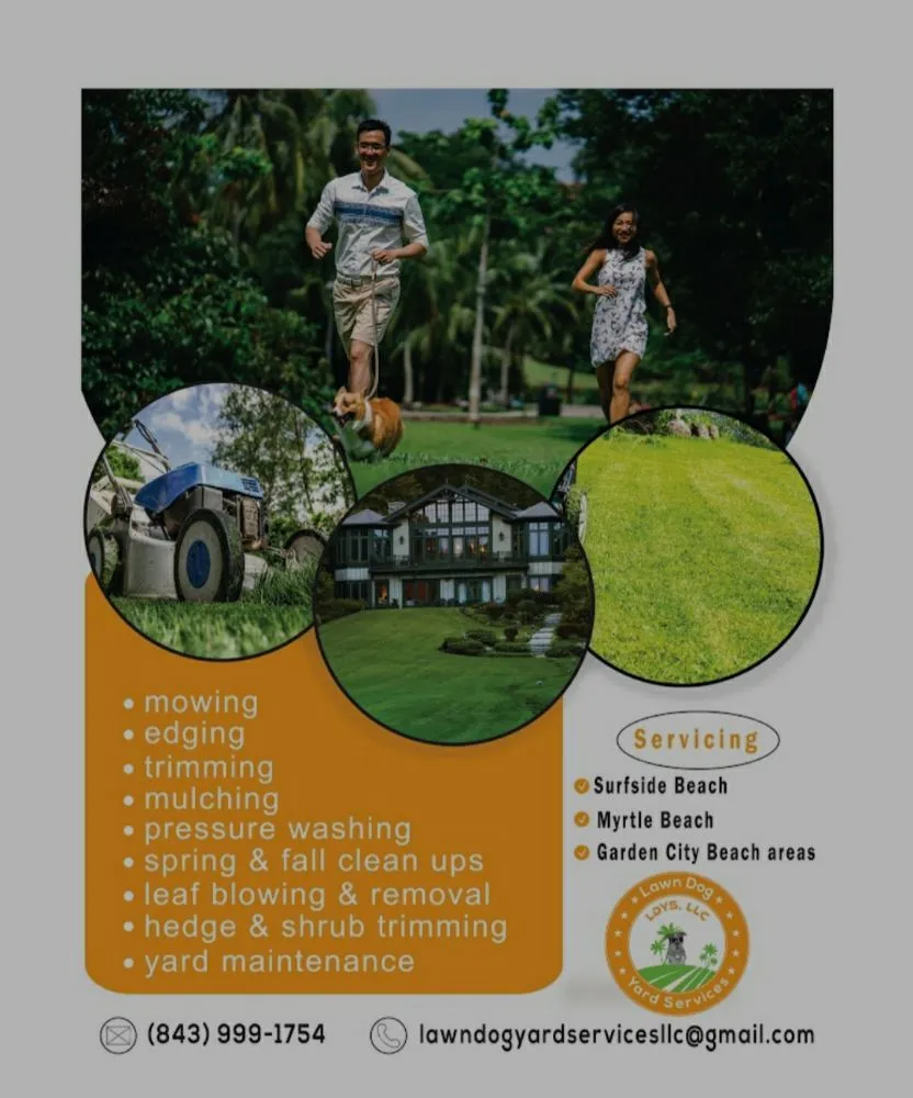 Expert garden landscaping experts serving Myrtle Beach, SC - Lawn Dog Yard Services