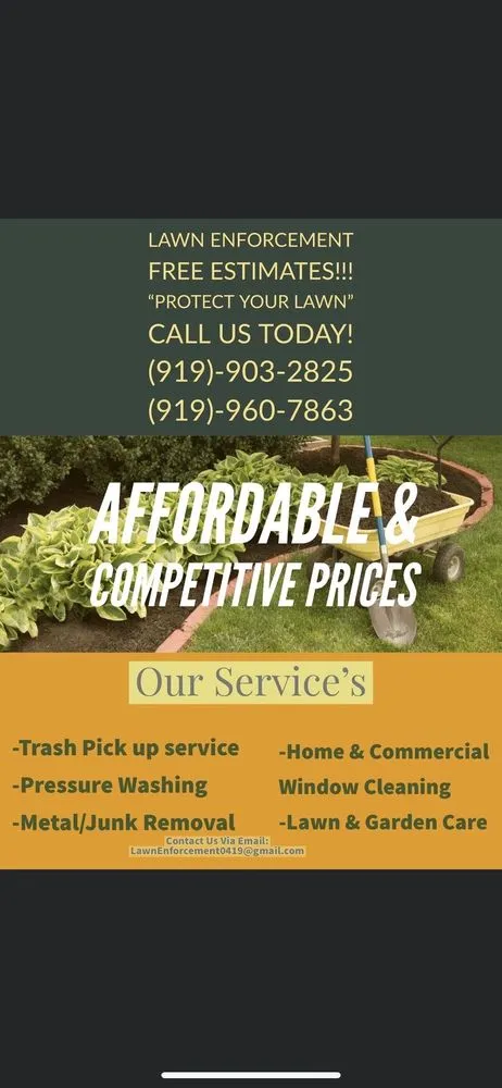 Professional residential landscaping in Durham, NC by Lawn Enforcement