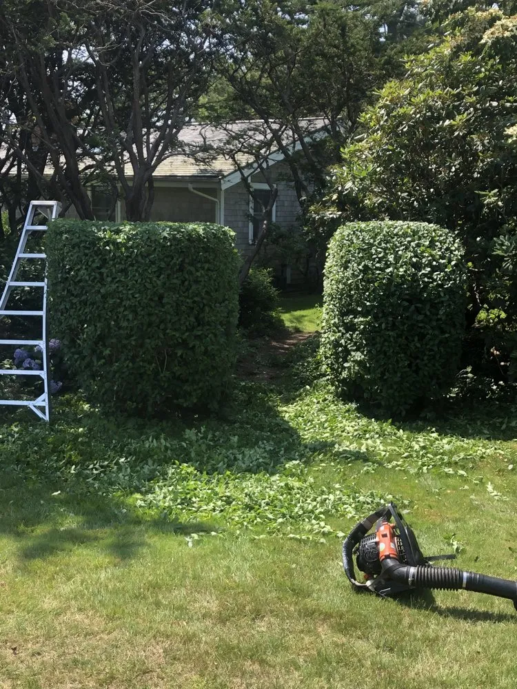 Professional garden landscaping in Plymouth, MA by Lawn Enforcement Landscaping
