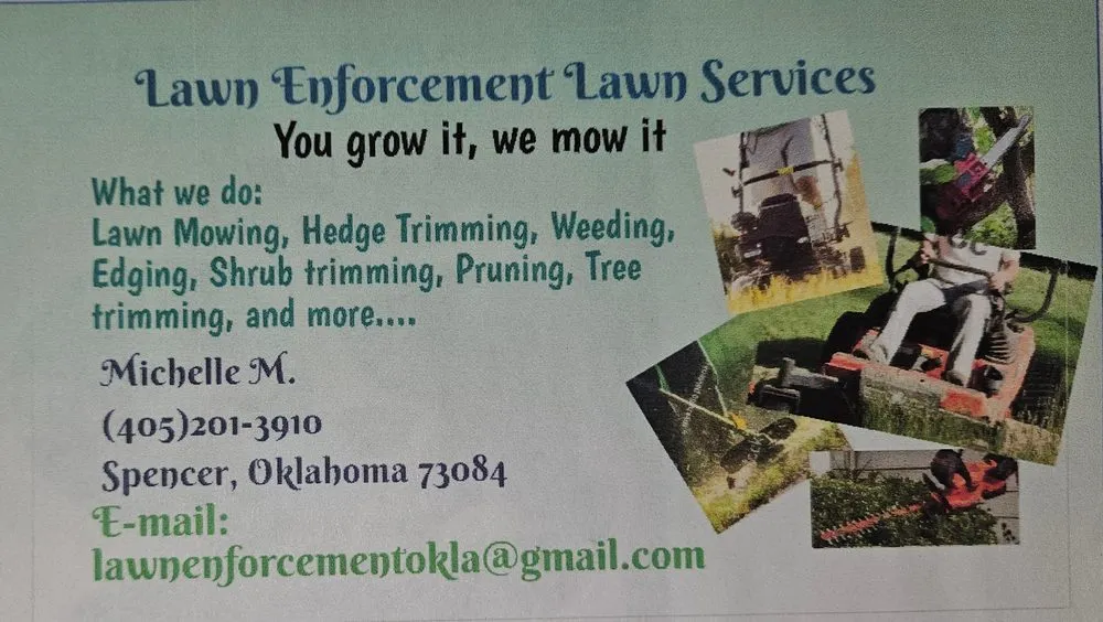 Reliable lawn mowing service for outdoor upgrades in Spencer, OK by Lawn Enforcement Lawn Care