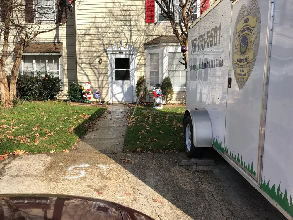 Custom yard cleanup service experts serving Virginia Beach, VA - Lawn Enforcement Lawn Care