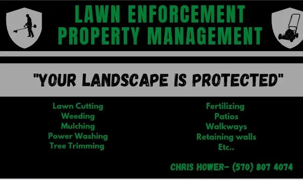 Lawn Enforcement Property Management Logo