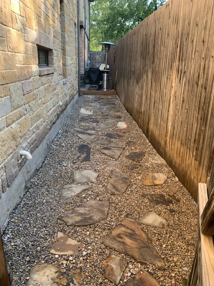 Affordable landscape installation in Fort Worth, TX by Lawn Escapades & Custom Patio Covers