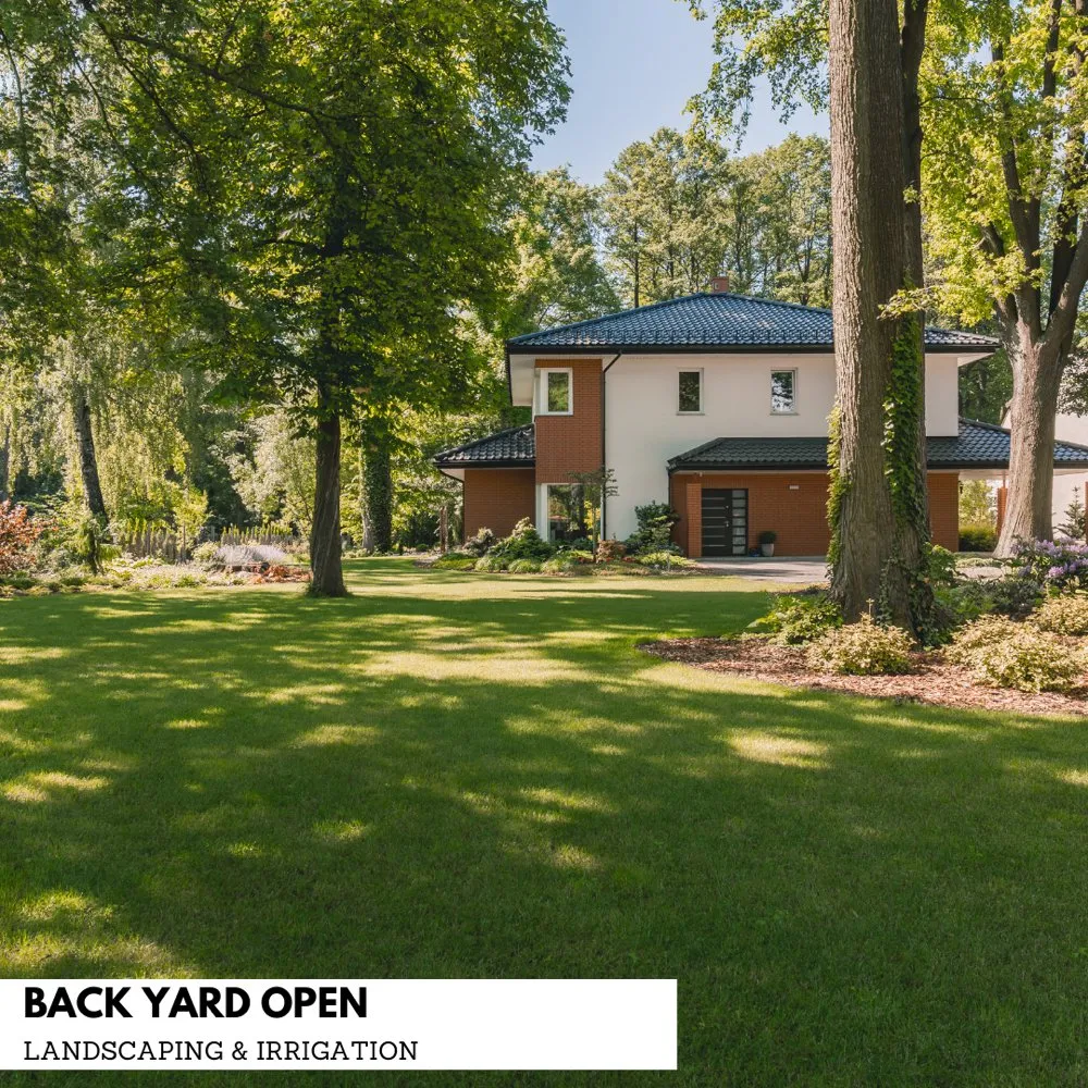 Professional outdoor landscaping in Troutman, NC by Lawn Excellence