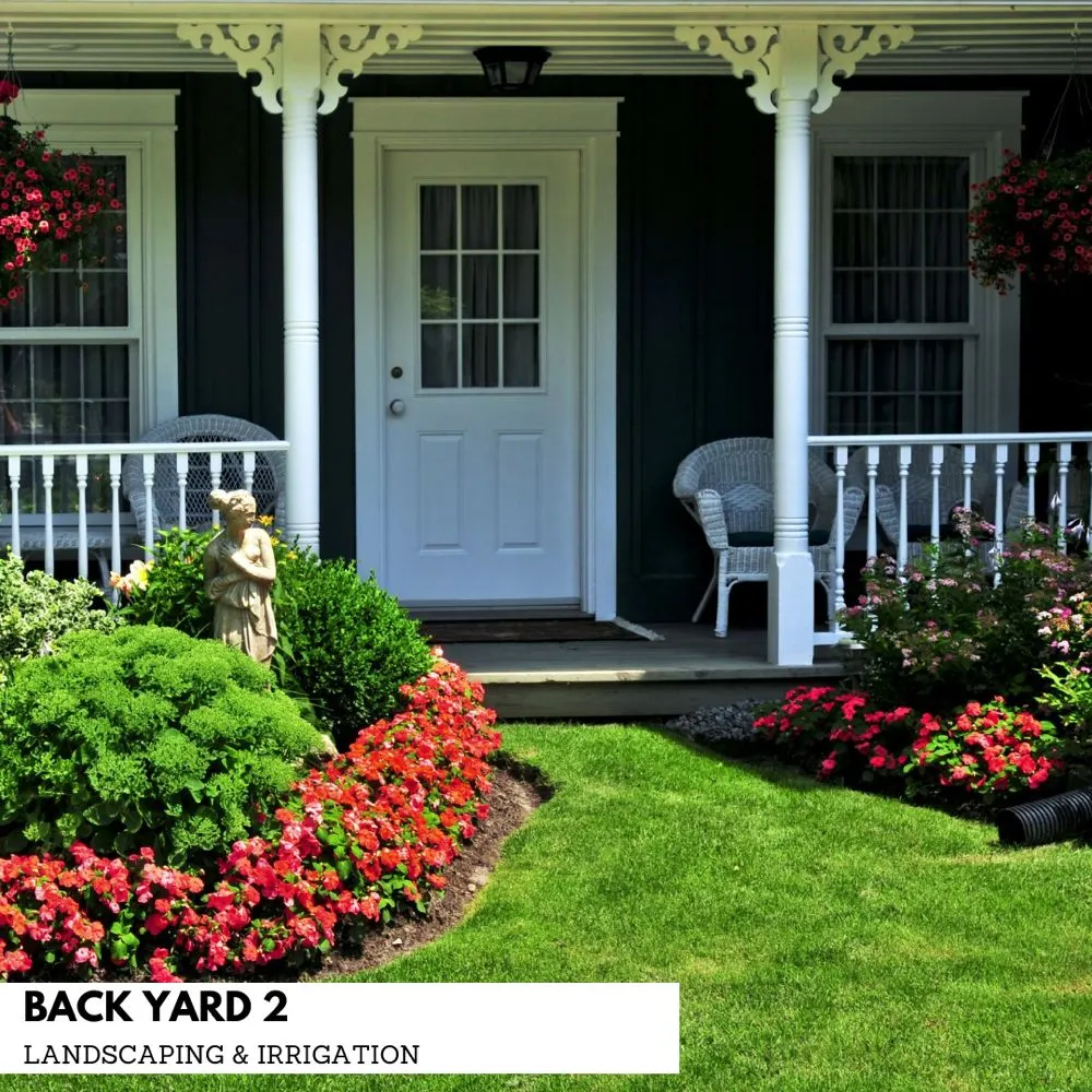 Professional garden landscaping in Troutman, NC by Lawn Excellence