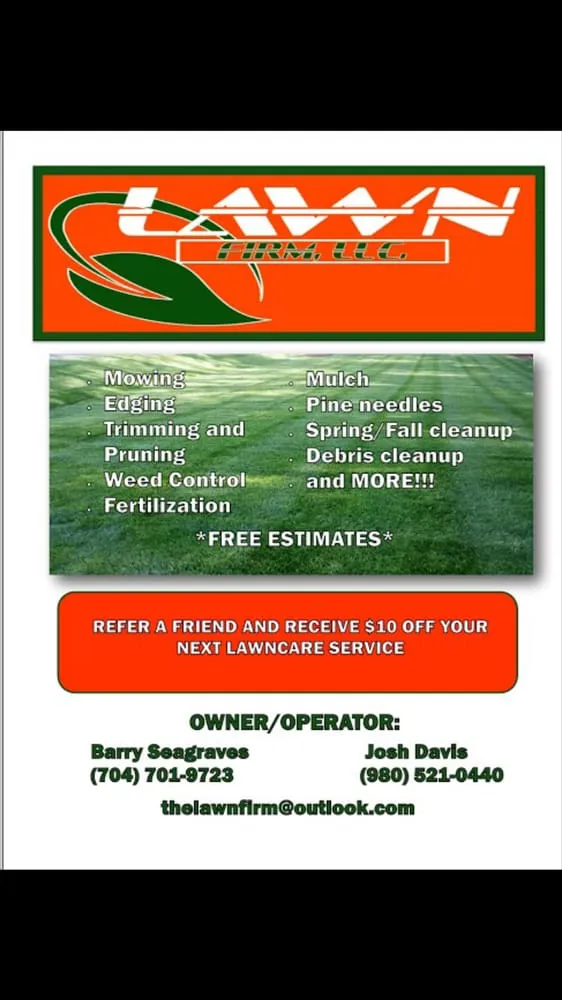 Local yard cleanup service in Kannapolis, NC by Lawn Firm