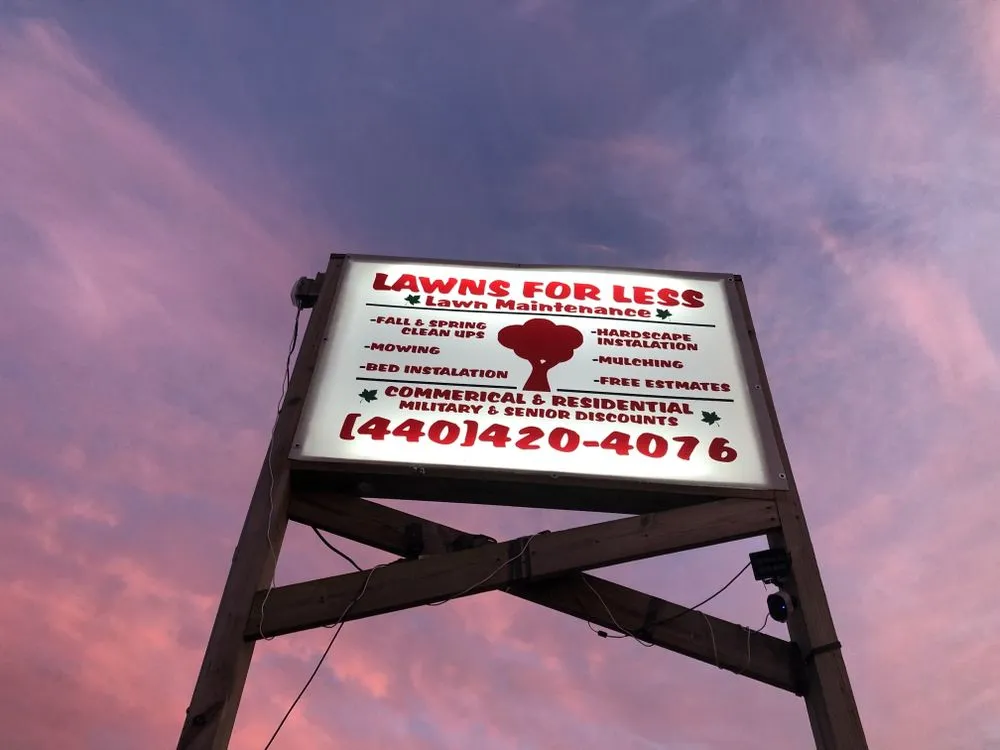 Custom yard cleanup service in Lorain, OH by Lawn For Less