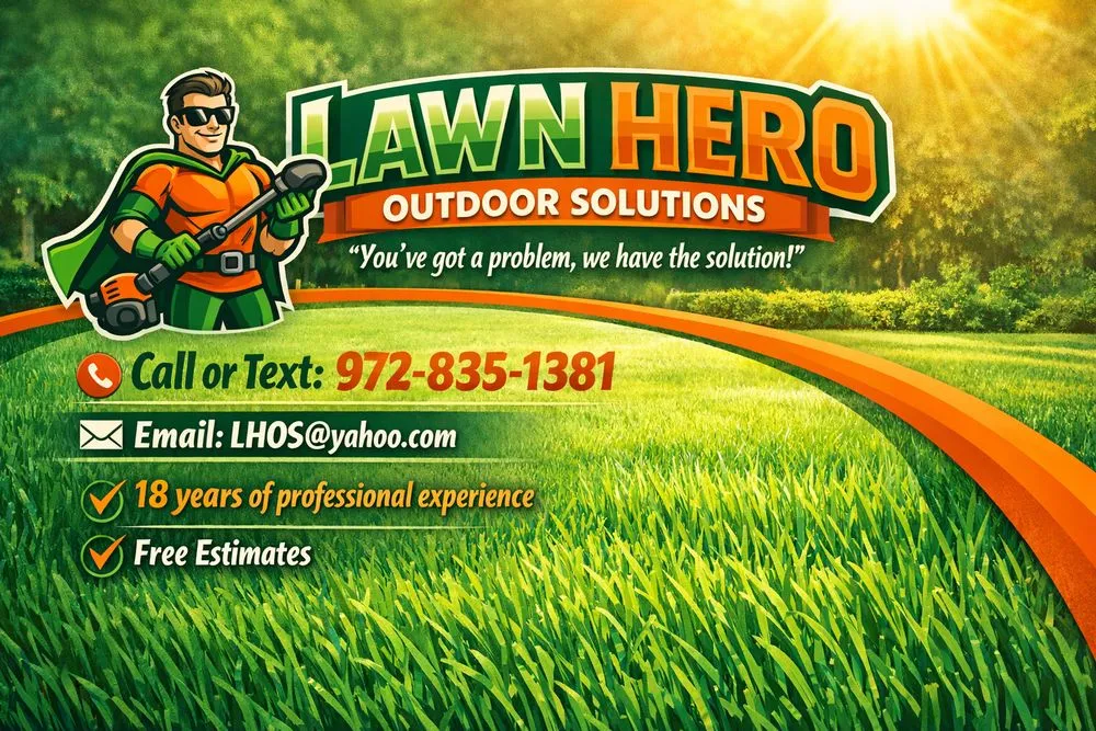 Affordable landscape design experts serving Terrell, TX - Lawn Hero Outdoor Solutions