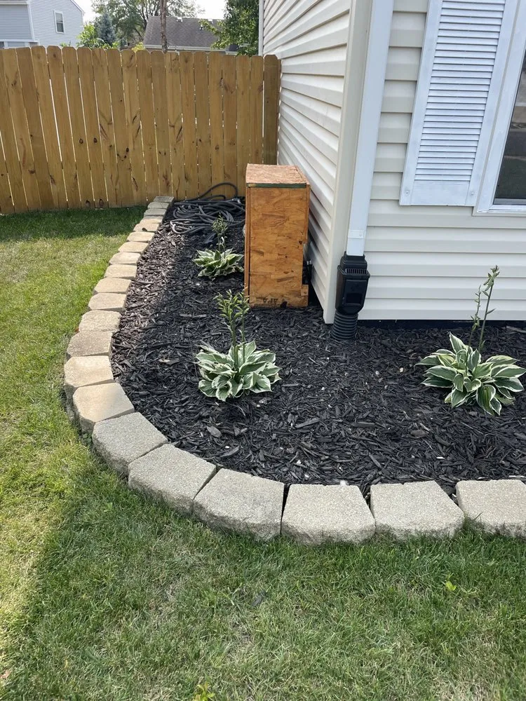 Expert garden landscaping for homes in Carol Stream, IL by Lawn Heroes