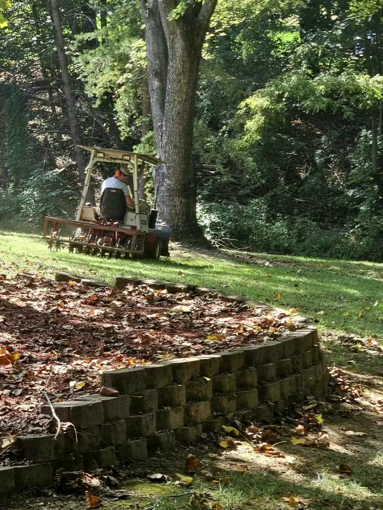 Professional landscaping services for residential properties in Vinton, VA by Lawn Improvement