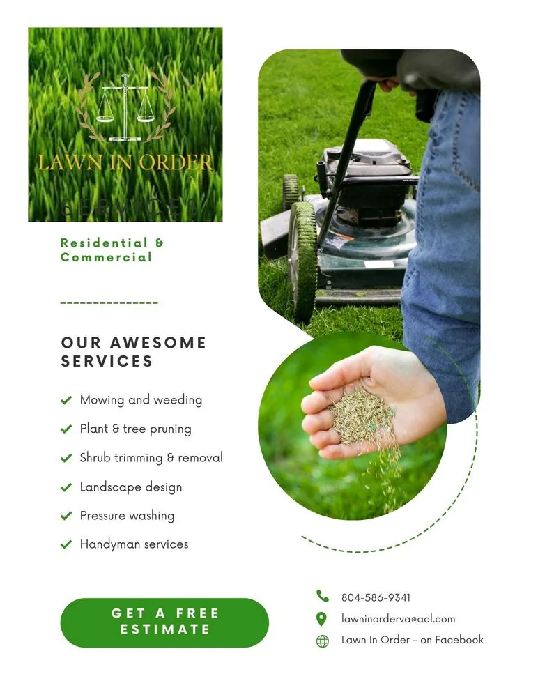 Professional landscape installation for year-round maintenance in Colonial Heights, VA by Lawn In Order