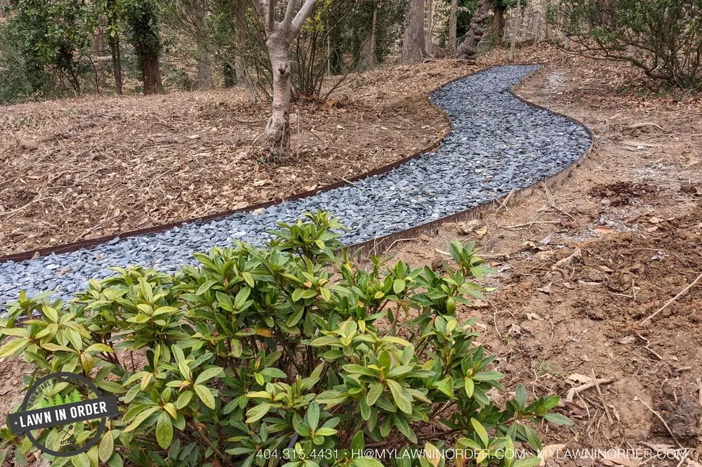 Custom garden landscaping in Decatur, GA - Lawn In Order