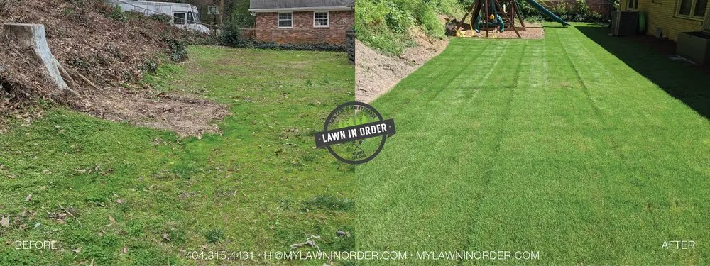 Custom yard cleanup service in Decatur, GA - Lawn In Order