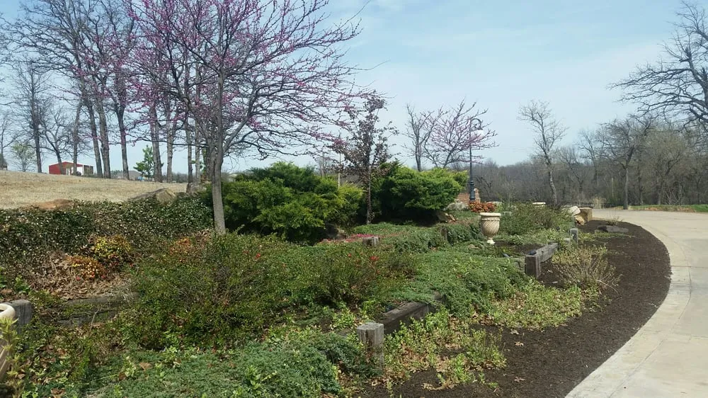 Professional lawn mowing service with custom design across Choctaw, OK - Lawn In Order Landscaping