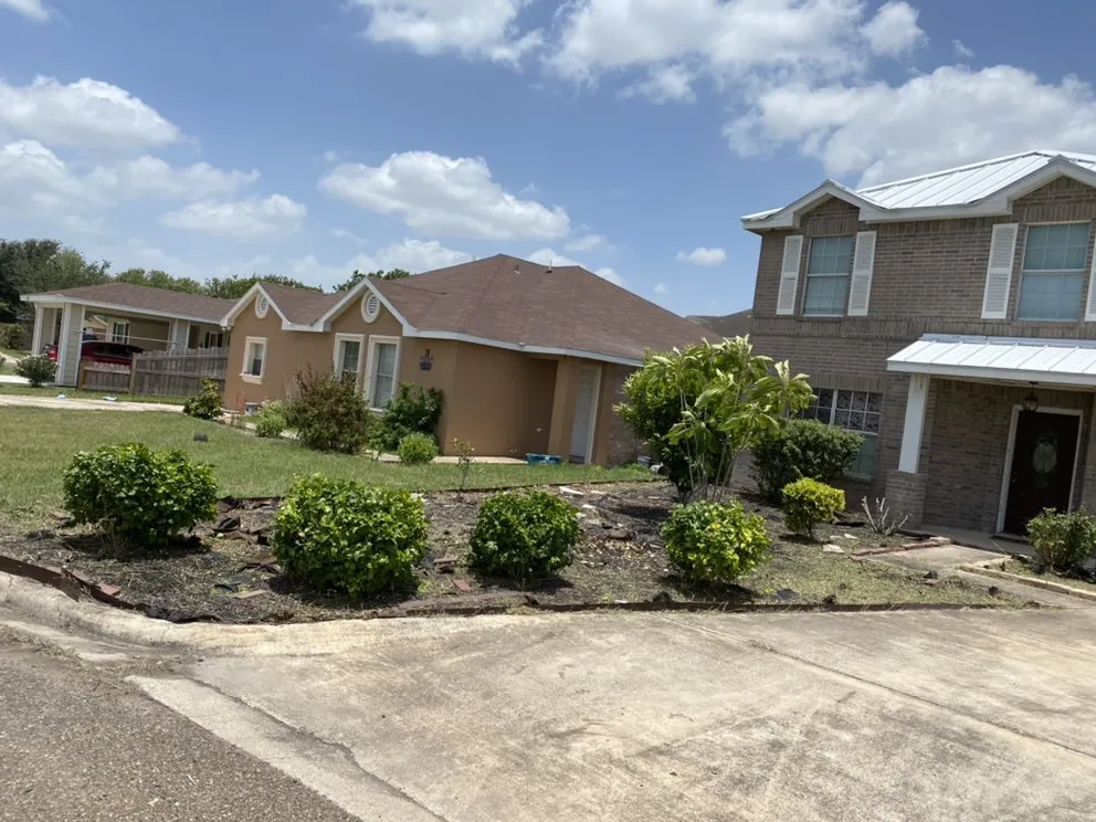 Custom garden landscaping in Harlingen, TX by Lawn In Order Yard Service