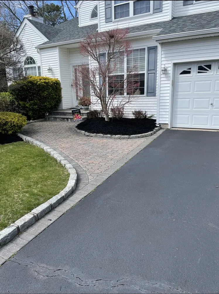 Professional garden landscaping for outdoor upgrades in Ronkonkoma, NY by Lawn Island Landcaping