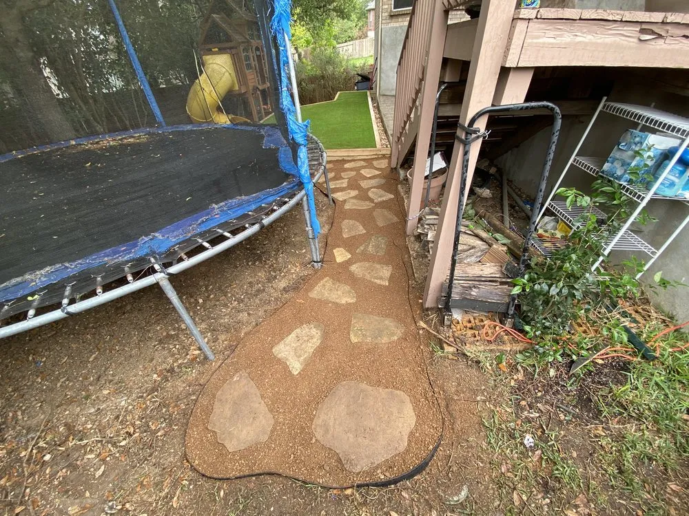 Local lawn mowing service with custom design in San Antonio, TX by Lawn Jockeys