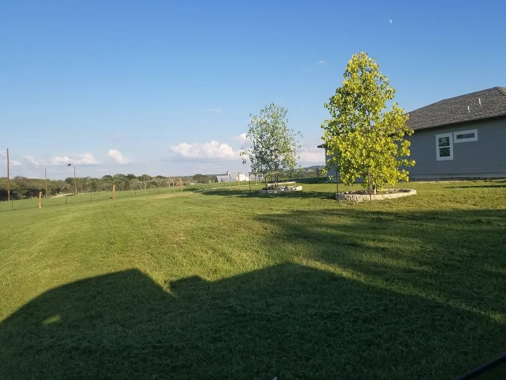 Professional landscape installation for beautiful yards in Kerrville, TX by Lawn John