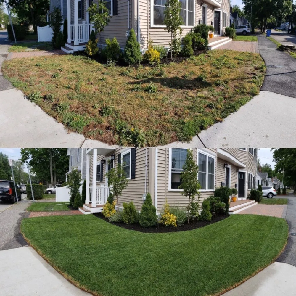 Trusted landscape design with custom design in Waltham, MA by Lawn Jon Services