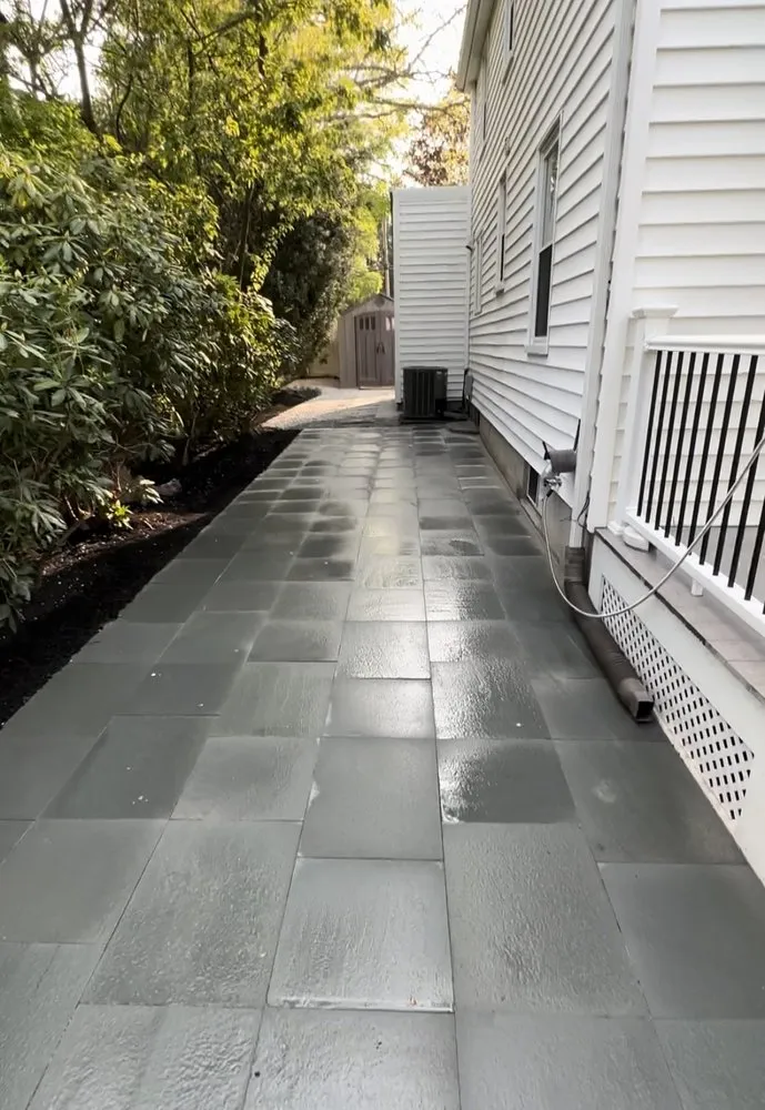 Custom yard maintenance for year-round maintenance in Waltham, MA by Lawn Jon Services