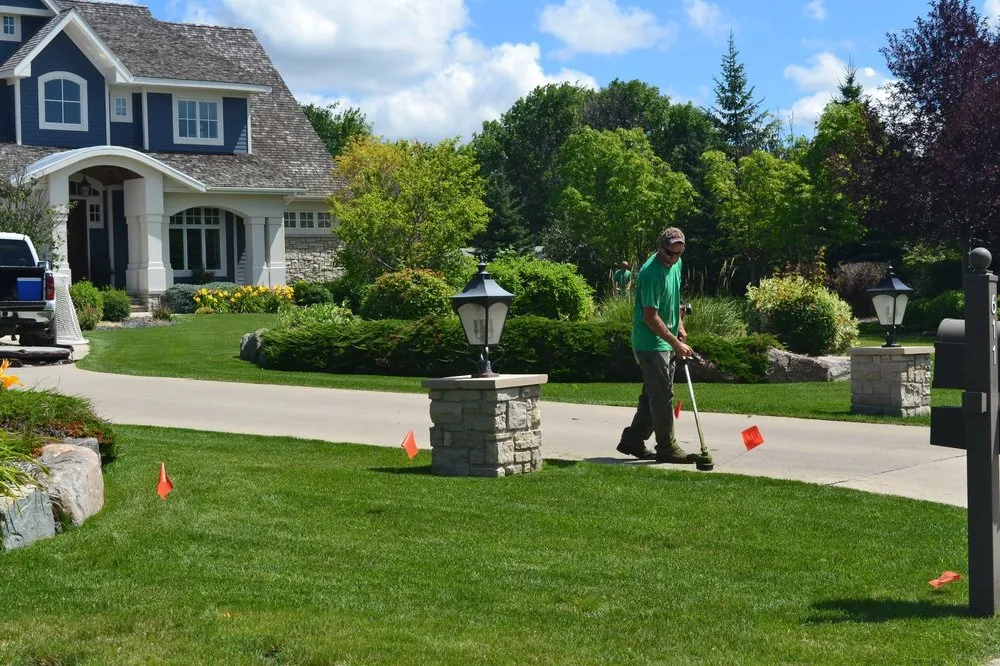 Affordable garden landscaping for residential properties in Grand Forks, ND by Lawn King