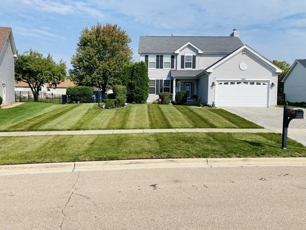 Professional yard maintenance for beautiful yards in Montgomery, IL by Lawn Kings Landscaping
