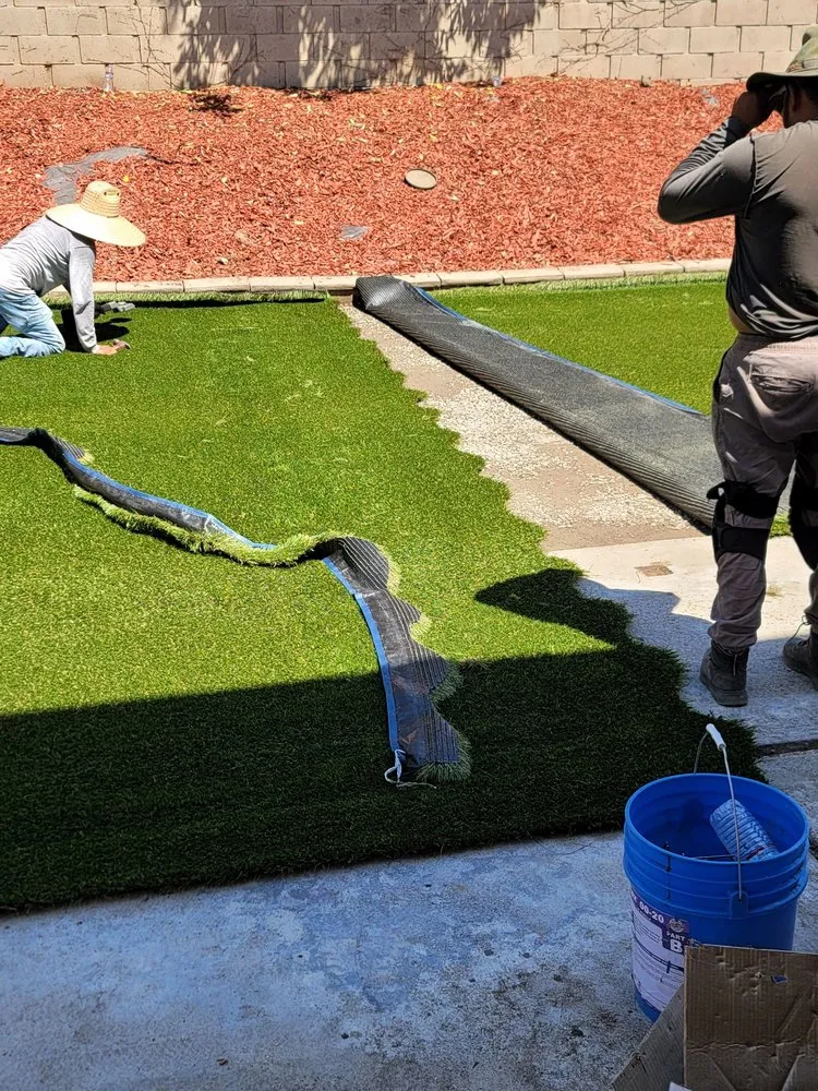 Top-rated landscape design for year-round maintenance in Valencia, CA by Lawn Kings