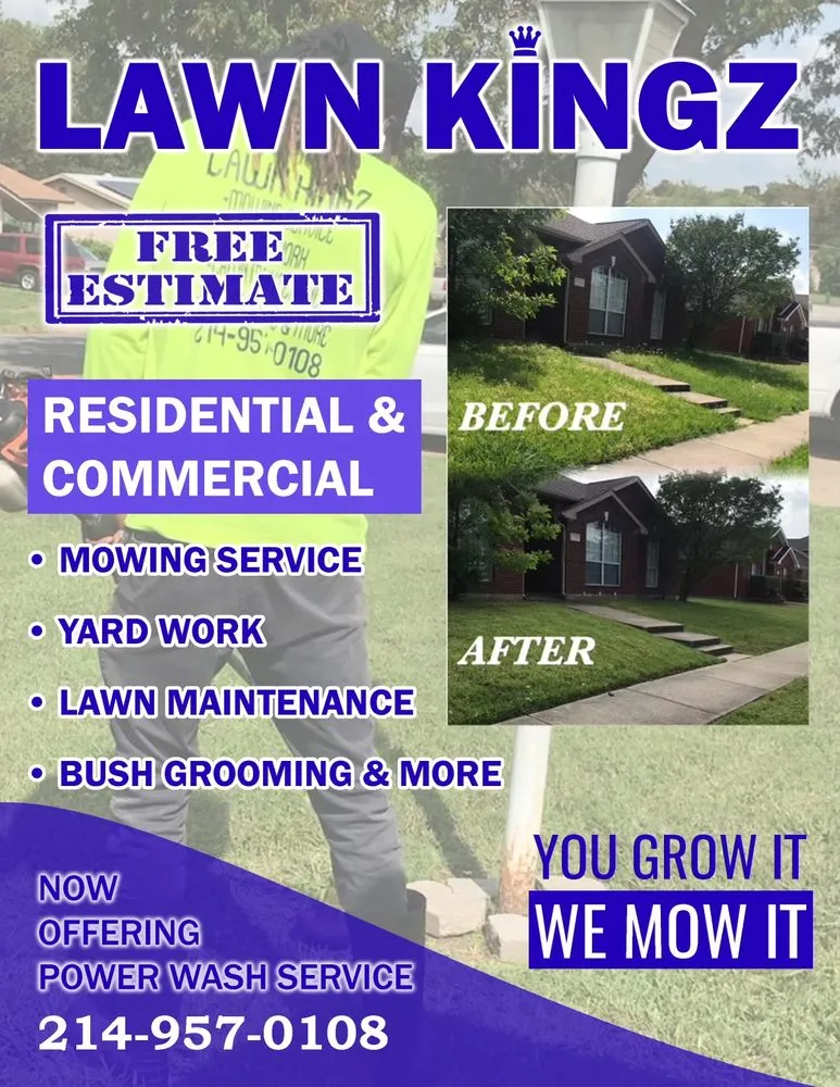 Expert outdoor landscaping in Lancaster, TX - Lawn Kingz