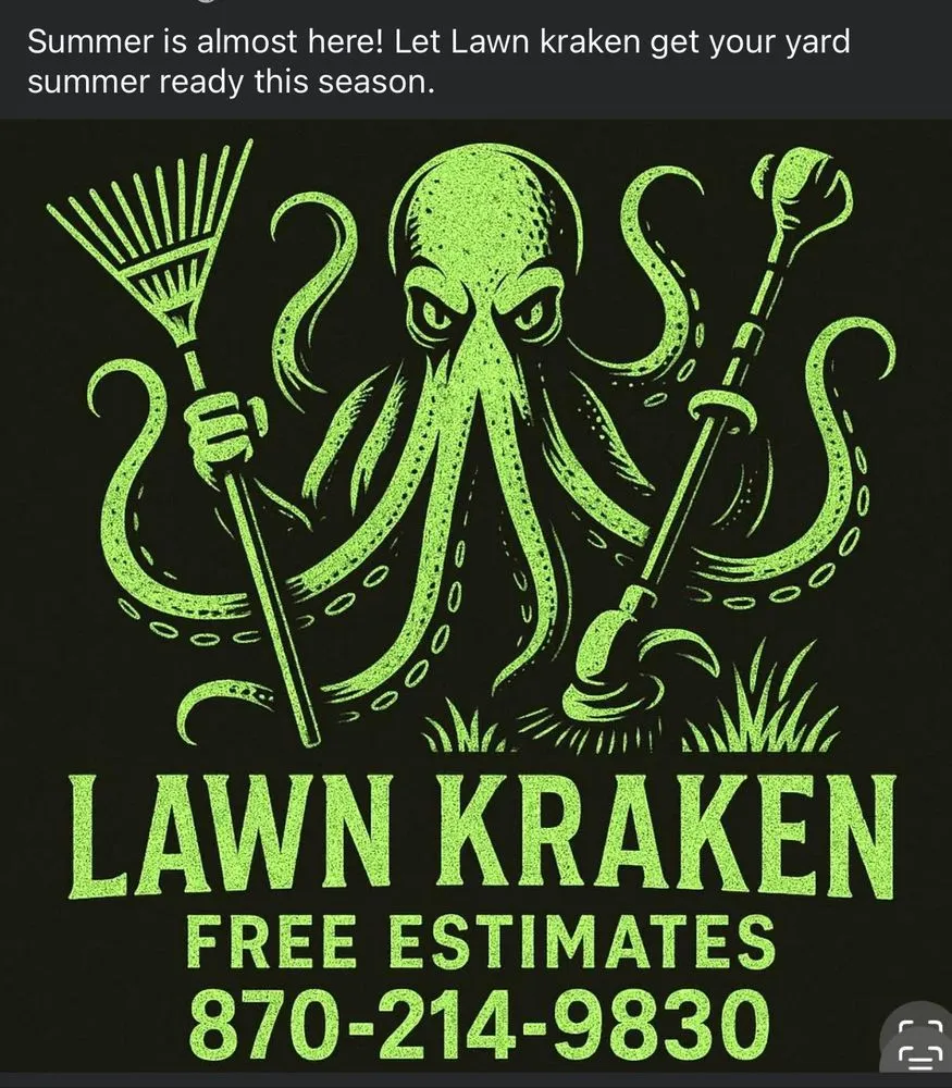 Local yard maintenance in Judsonia, AR by Lawn Kraken