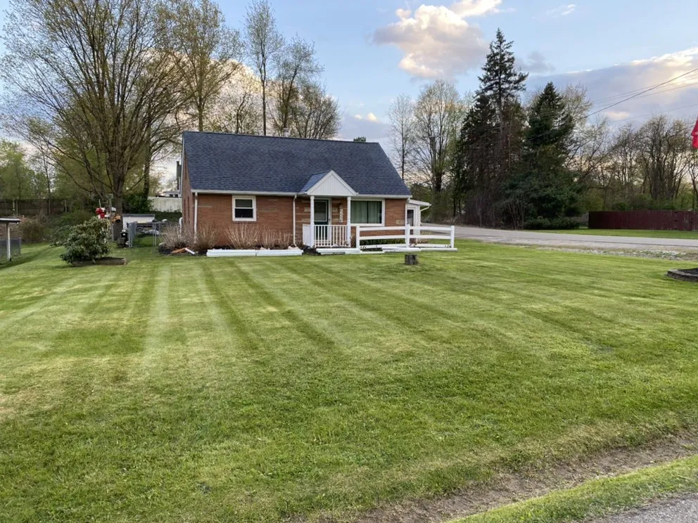 Custom garden landscaping for beautiful yards in Canton, OH by Lawn Legend