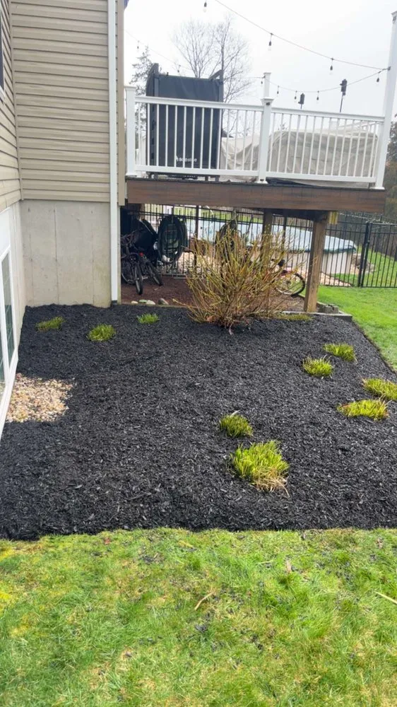 Custom landscape installation in Boyertown, PA - Lawn Legends