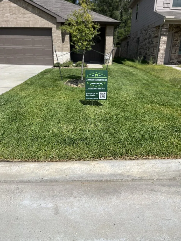 Affordable yard maintenance in Conroe, TX by Lawn Maintenance Chief