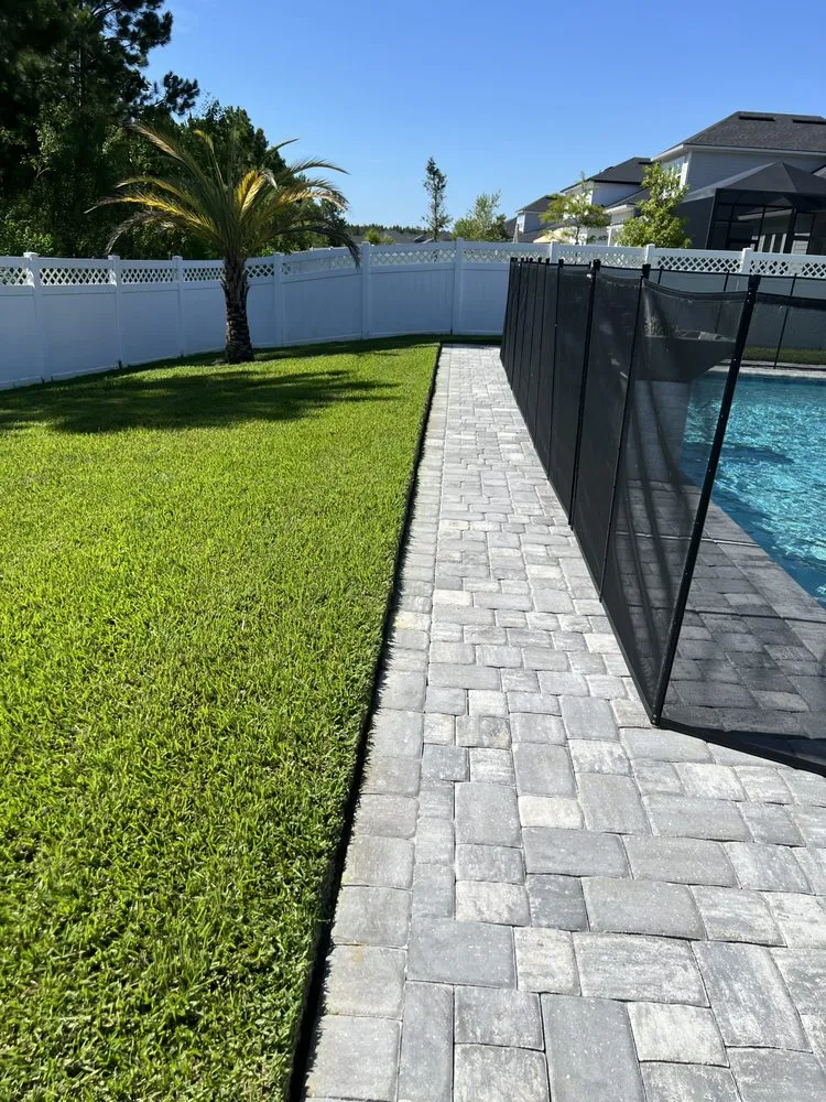 Custom garden landscaping for beautiful yards in St. Augustine, FL by Lawn Management