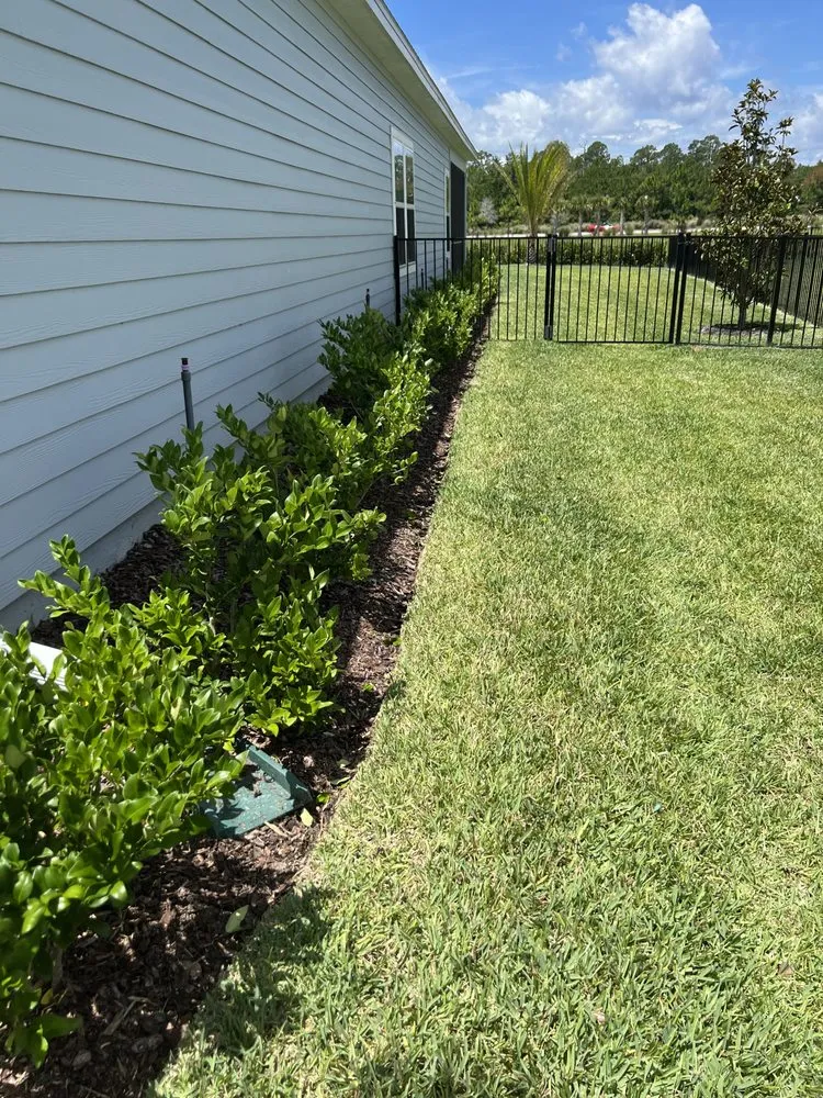 Custom garden landscaping in St. Augustine, FL by Lawn Management