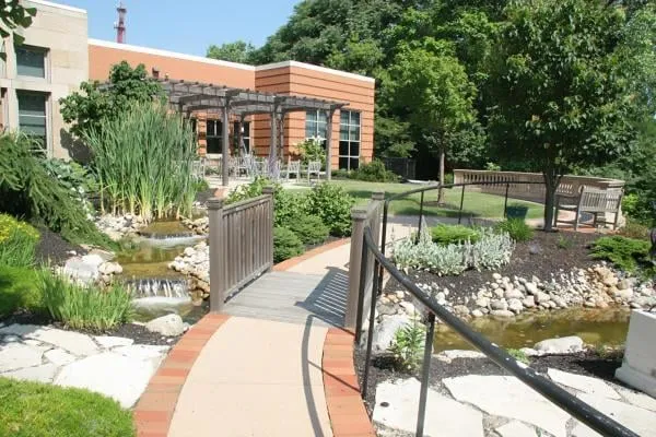 Custom garden landscaping in Springfield, OH by Lawn Masters Lawn & Landscaping